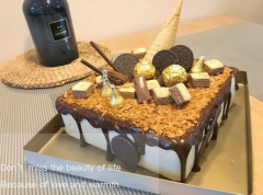 郑州欧米奇美食课堂：酸奶巧克力慕斯蛋糕